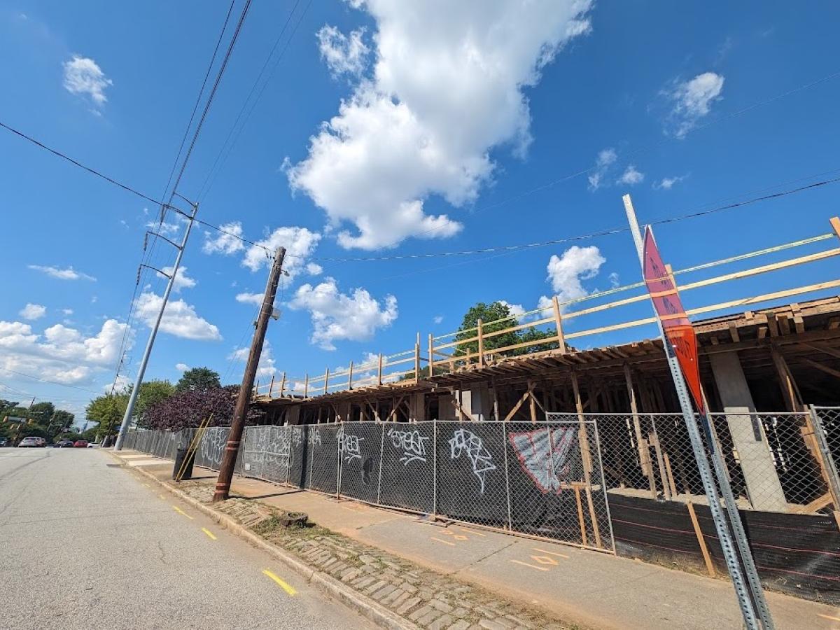 Another Old Fourth Ward development begins vertical climb